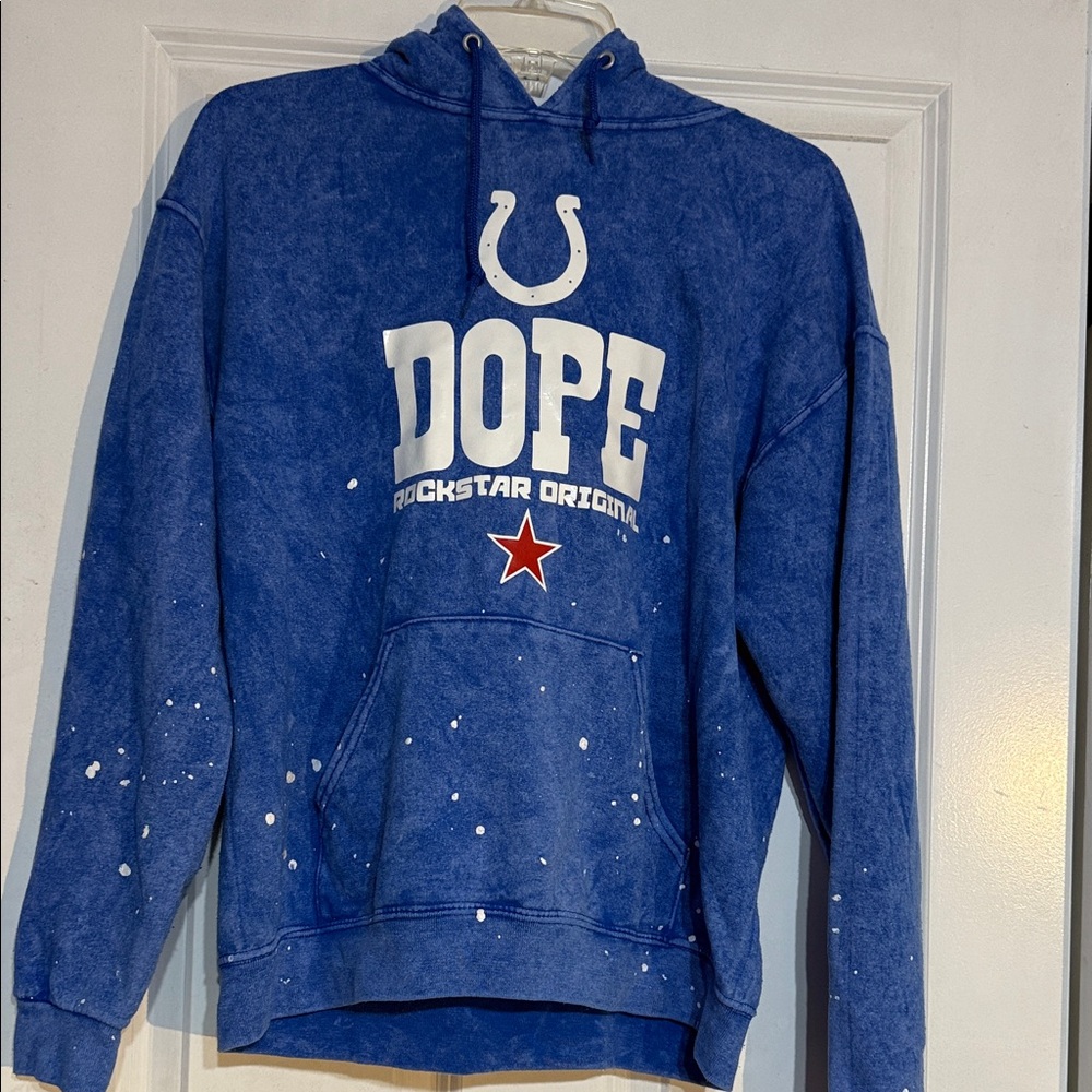 Blue Rockstar Original Hoodie